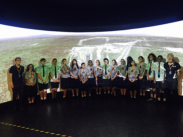 Year 12 students from Bundamba State Secondary College 