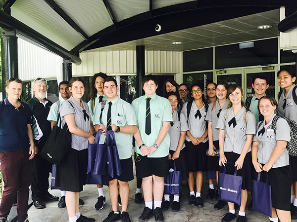 Year 12 students from Bundamba State Secondary College