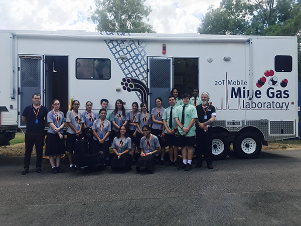 Year 12 students from Bundamba State Secondary College